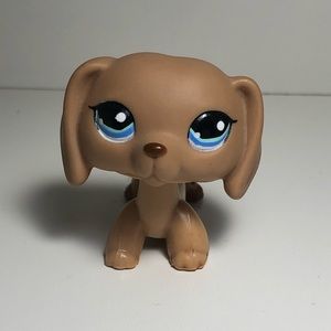 Littlest pet shop dachshund #518